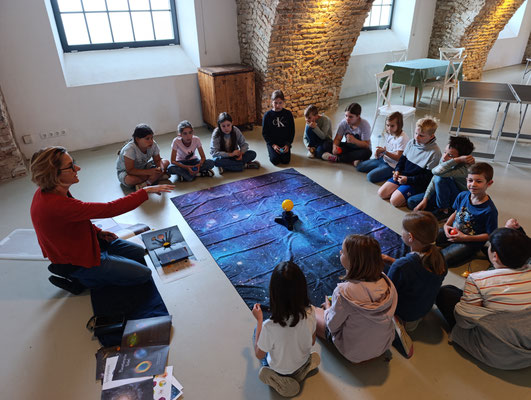 Gemeinsames Kunstprojekt im Meierhof